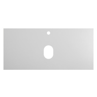 Столешница из керамогранита 1016х490 SLD-100/48-BO, Bianco Opaco - Gidratop.ru изображение