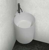 Раковина подвесная ABBER Stein AS2625 белая матовая - Gidratop.ru изображение