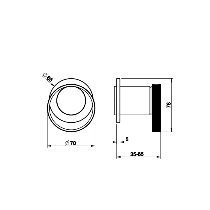 Gessi Anello встраиваемый однорычажный смеситель на 1 выход, цвет: хром - Gidratop.ru изображение