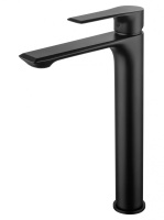 Смеситель для раковины высокий WONZON & WOGHAND BRILLIANT, Черный матовый (WW-88019079-MB) - Gidratop.ru изображение