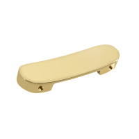 Декоративная накладка на отверстие перелива для ванны, изогнутое BB39-TC-ORO - Gidratop.ru изображение