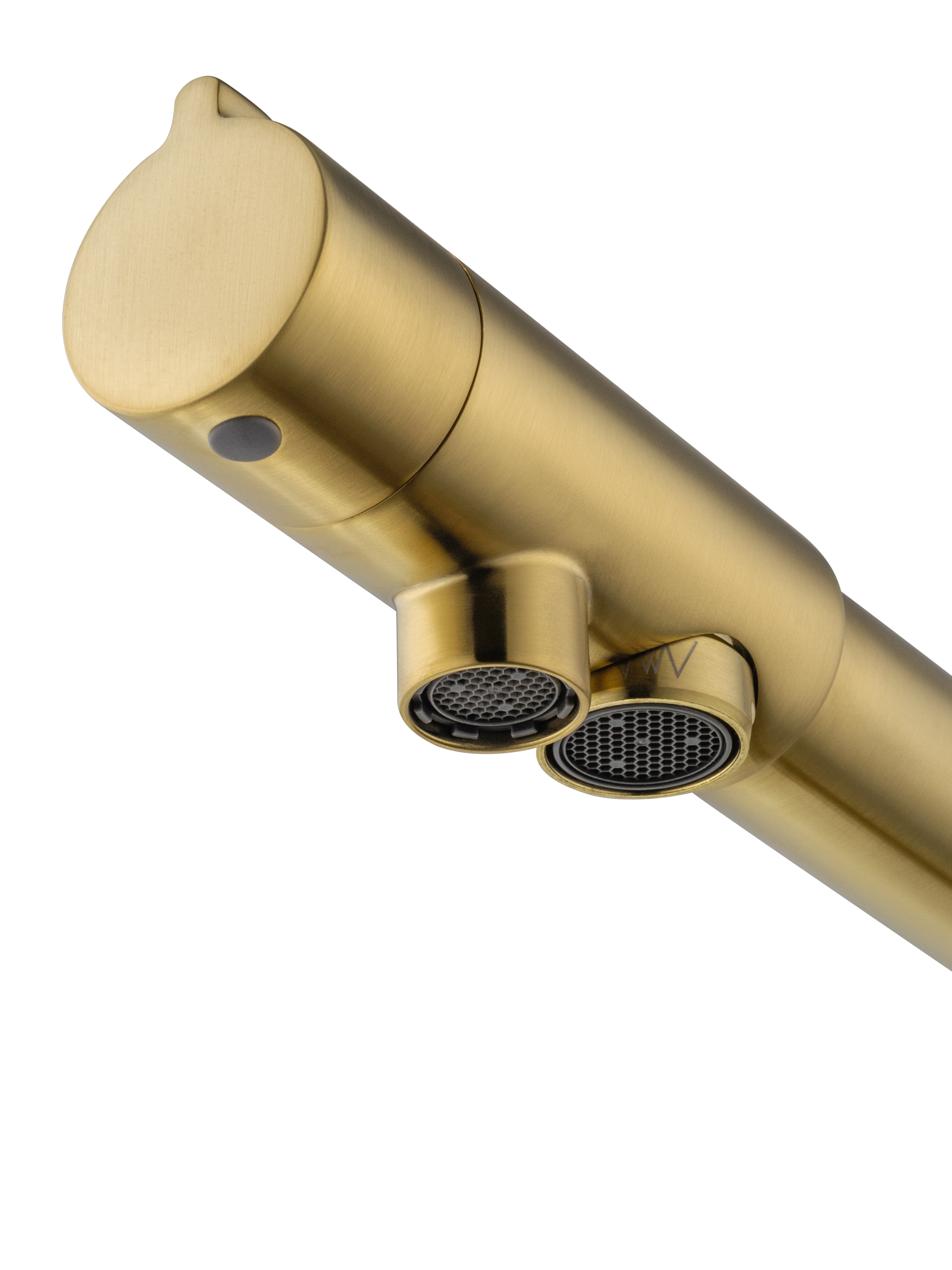 Смеситель для кухни c подключением фильтра WONZON & WOGHAND, Брашированное золото (WW-88458008-BG) - Gidratop.ru изображение