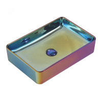 Раковина накладная ABBER Rechteck AC2207Regen хамелеон - Gidratop.ru изображение