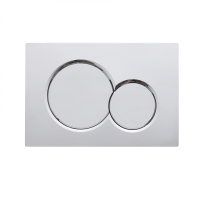 Кнопка смыва для инсталляции механическая WONZON & WOGHAND, Хром (WW-IB232-CR) - Gidratop.ru изображение