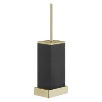 GESSI  INVERSO ACCESSORIES ершик настенный черный, цвет: Brass Brushed PVD - Gidratop.ru изображение