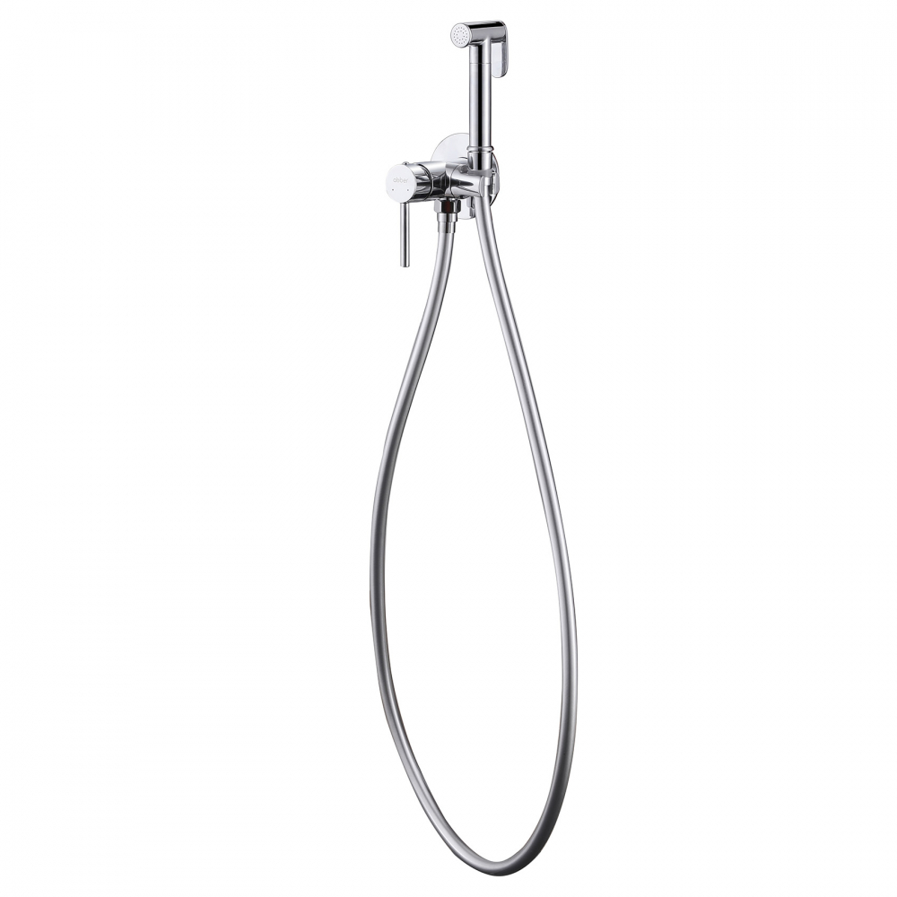 Смеситель ABBER Wasser Kreis AF8125 с гигиеническим душем, хром - Gidratop.ru изображение