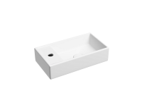 Умывальник подвесной прямоугольный (чаша справа, отверстие под смеситель слева) цвет белый матовый Element 407x217x100