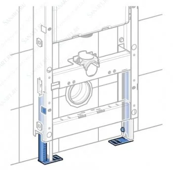 Ножки для монтажа Geberit Monolith Premium 131.104.00.1 к некапитальной стене - Gidratop.ru изображение