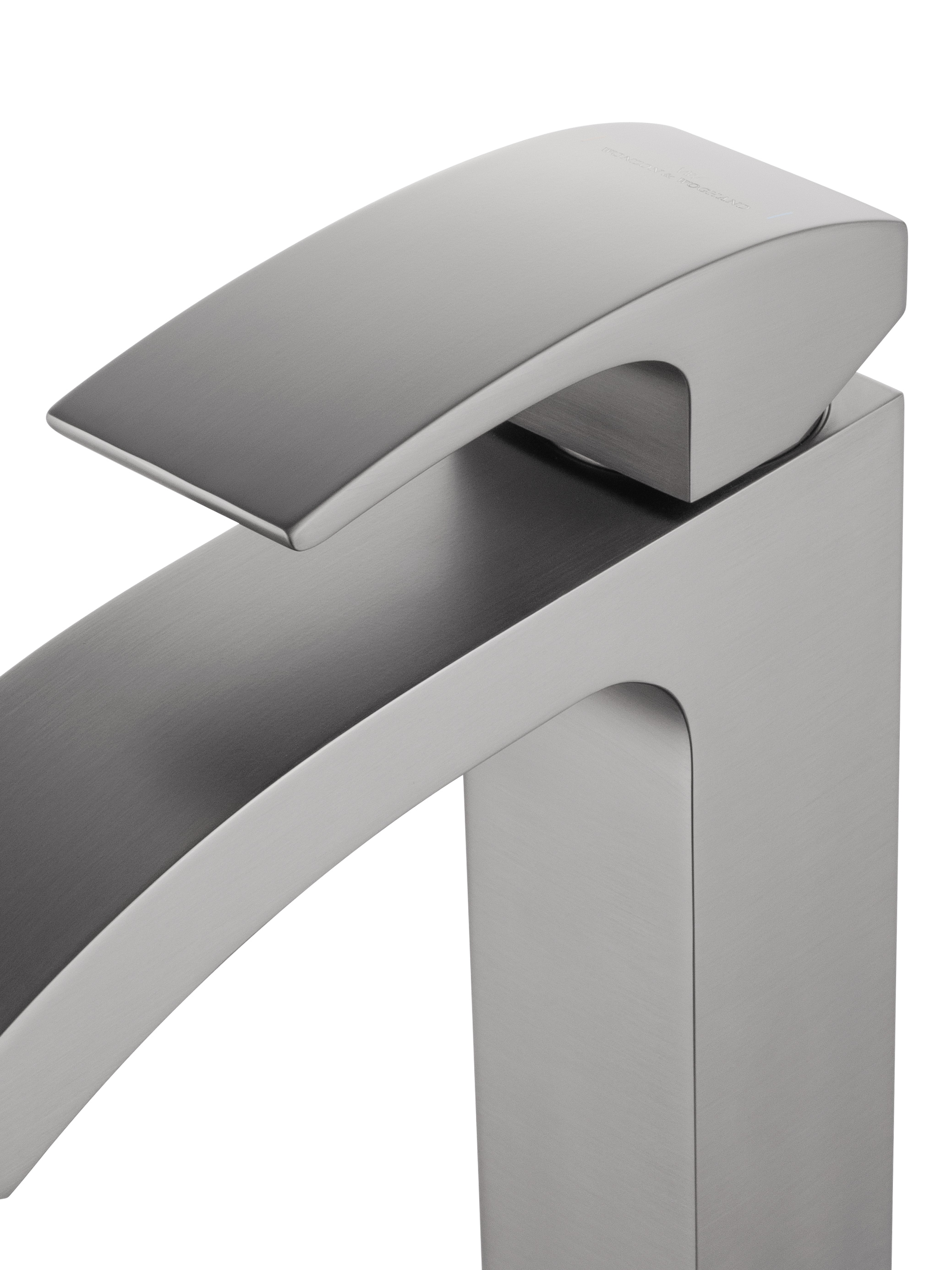 Смеситель для раковины высокий WONZON & WOGHAND FIT, Темный графит (WW-88239009-BGM) - Gidratop.ru изображение