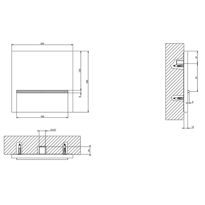 Gessi Cascata душевой каскадный излив с возможностью  подкл. удаленного управления , цвет White CN - Gidratop.ru изображение