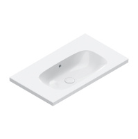 Catalano Alvea Раковина 80*46 подвесная или на мебель, цвет белый глянцевый - Gidratop.ru изображение