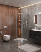 Душевой уголок CEZARES MOLVENO-R-1-90-C-Cr-IV - Gidratop.ru изображение