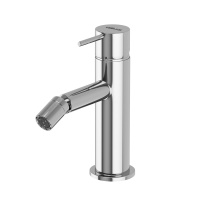 LEAF-BSM-L-01-W0 Смеситель для биде однорычажный, без донного клапана, исполнение Хром - Gidratop.ru изображение