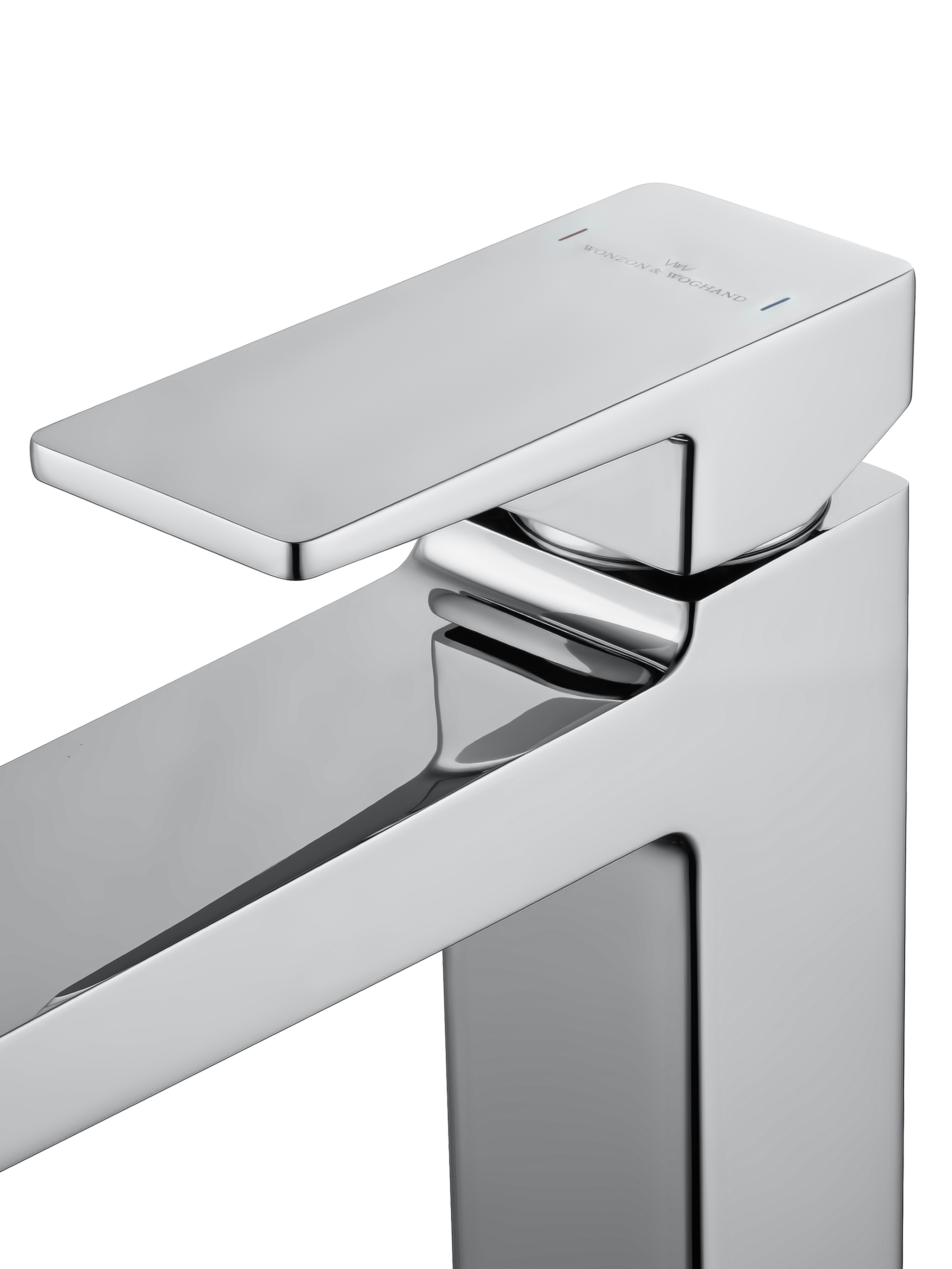 Смеситель для раковины WONZON & WOGHAND CUBE 2.0, Хром (WW-88018068-CR) - Gidratop.ru изображение