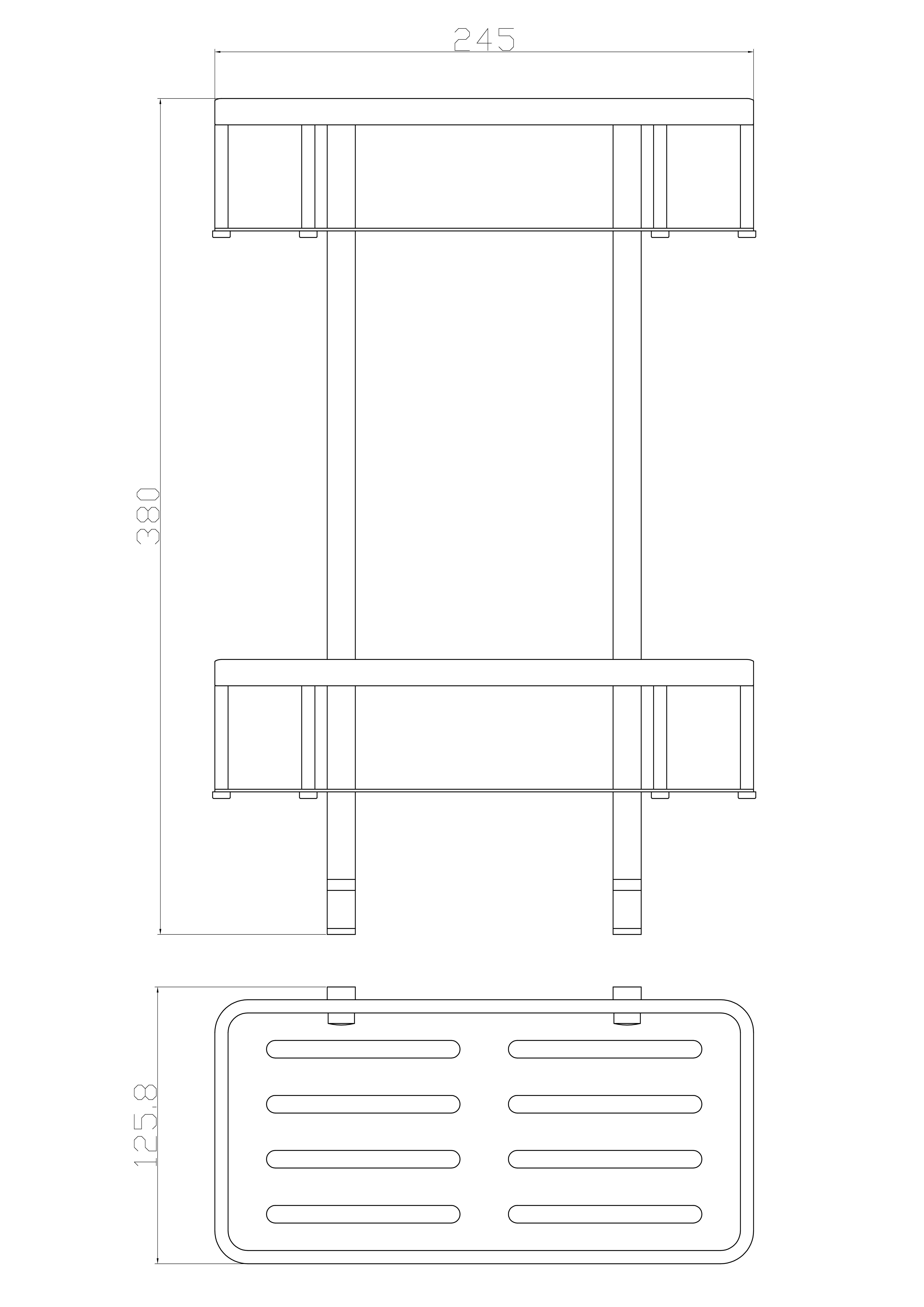 Полка для ванной 2-х ярусная WONZON & WOGHAND, Хром (WW-4141) - Gidratop.ru изображение