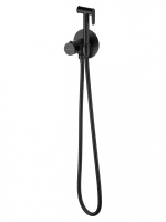 Смеситель с гигиеническим душем и термостатом встраиваемый WONZON & WOGHAND, Черный матовый (WW-88829909-MB) - Gidratop.ru изображение