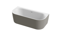 Акриловая ванна CEZARES METAURO-INT-Wall-180-80-60-G-W-MATT