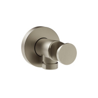 Gessi Emporio shower держатель для душевой лейки с выводом воды, цвет: Finox Brushed Nickel - Gidratop.ru изображение