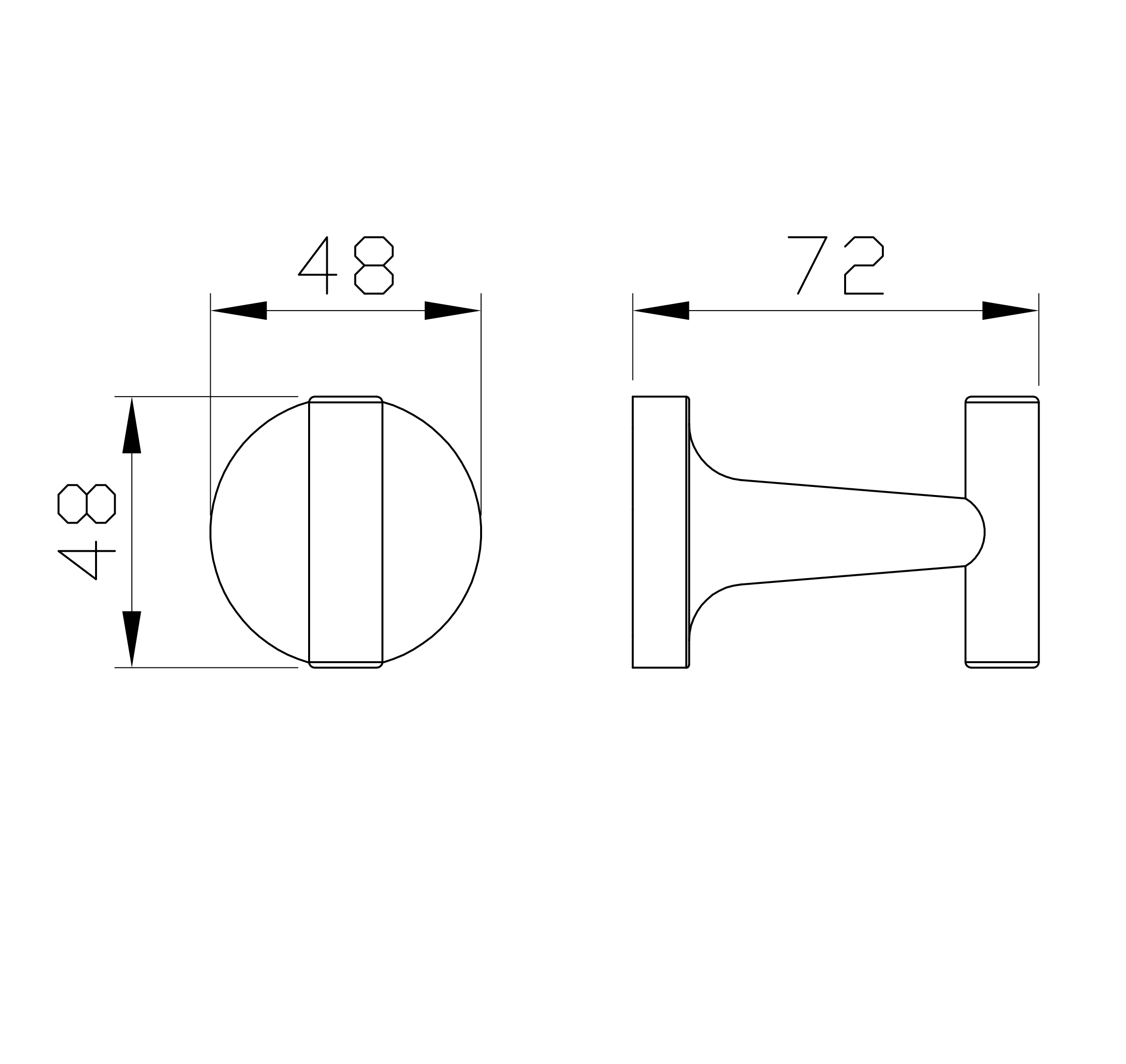 Крючок для ванной WONZON & WOGHAND SIMPLE, Хром (WW-6515) - Gidratop.ru изображение