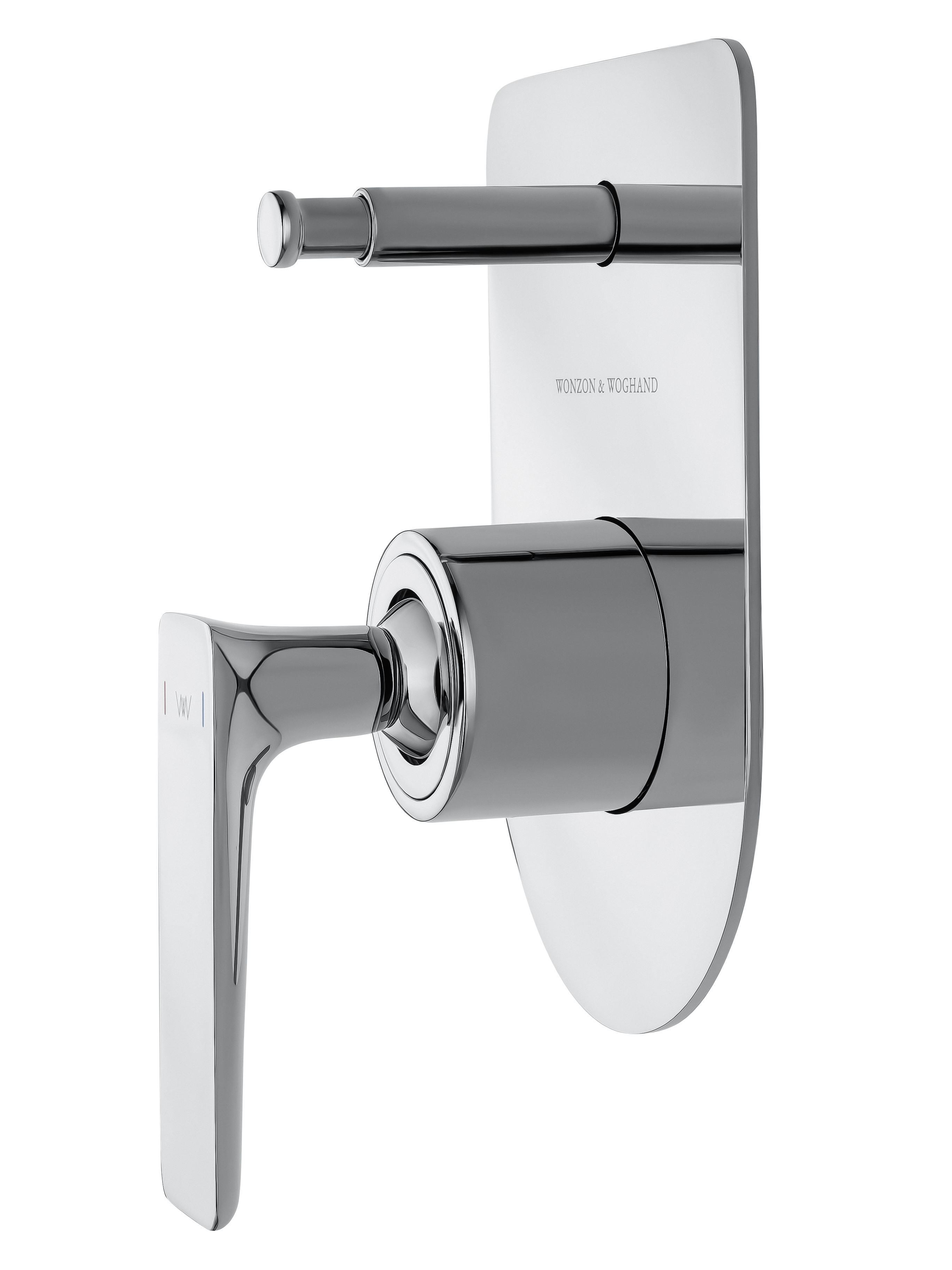 Смеситель для ванны встраиваемый WONZON & WOGHAND SHARK, Хром (WW-483700-CR) - Gidratop.ru изображение