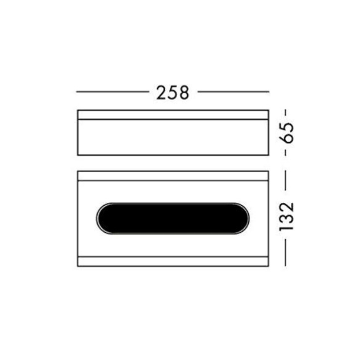 Colombo Hotel Collection Контейнер для салфеток ABS, цвет: хром - Gidratop.ru изображение