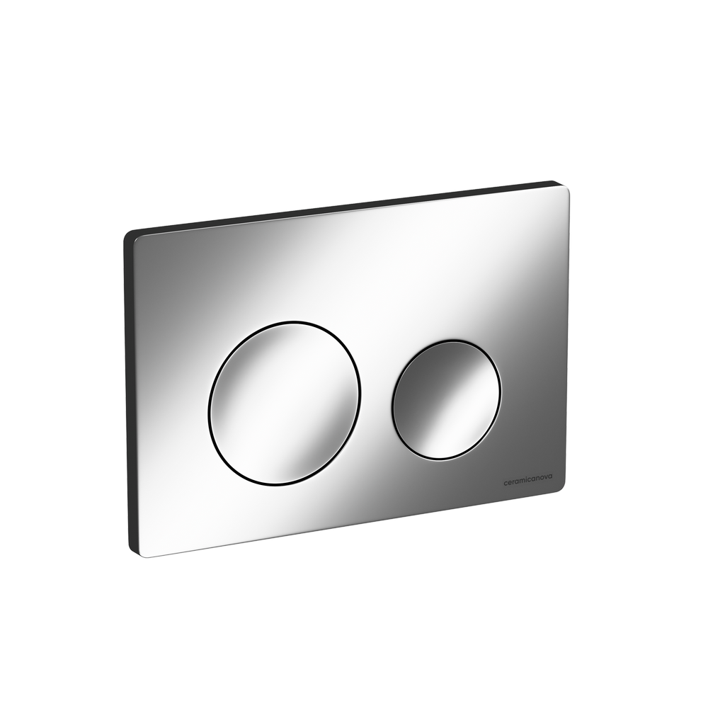 Кнопка смыва Balance, клавиши Circle, цвет хром матовый,арт. CN12-001M - Gidratop.ru изображение