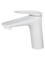 Смеситель для раковины WONZON & WOGHAND Elbe, Белый матовый (WW-A41222-MW) - Gidratop.ru изображение