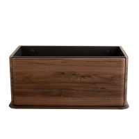 IDRA Тумба подвесная под раковину с выдвижным ящиком, 55808 Noce, 98x50x42 - Gidratop.ru изображение