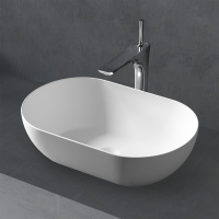 Раковина накладная ABBER Stein AS2611 белая матовая - Gidratop.ru изображение