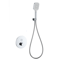 Смеситель для душа с термостатом встраиваемый WONZON & WOGHAND, Хром (WW-D1017-A-CR) - Gidratop.ru изображение