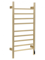 Полотенцесушитель электрический WONZON & WOGHAND BONN, Брашированное золото (WW-AL409-BG) - Gidratop.ru изображение