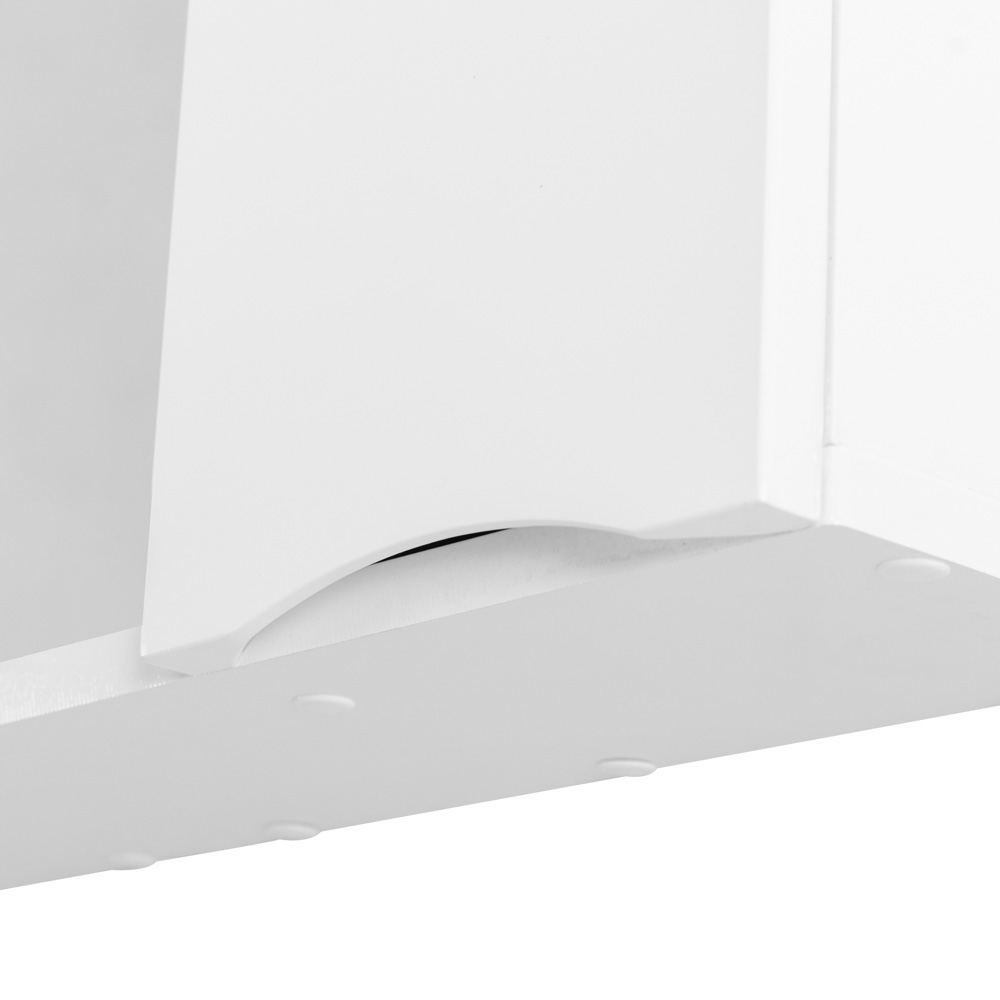 MARINO Шкаф зеркальный подвесной с двумя распашными дверцами с доводчиками, LED 2x4W, Bianco Lucido, 1200х150х750, MARINO-SPC-1200/750-2A-BL-P - Gidratop.ru изображение