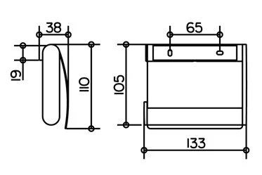 Бумагодержатель Keuco Plan 14960 010000 - Gidratop.ru изображение