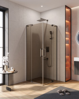 Душевой уголок CEZARES SLIDER-A-2-70/80-BR-GM - Gidratop.ru изображение