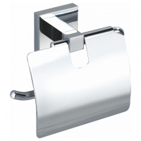Держатель для туалетной бумаги с крышкой WONZON & WOGHAND POLO, Хром (WW-8926) - Gidratop.ru изображение