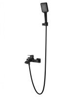 Смеситель для ванны с душем WONZON & WOGHAND FLEX, Черный матовый (WW-88037072-MB) - Gidratop.ru изображение