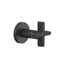 GESSI INCISO запорный кран для термостатического смесителя высокой производительности, резьба 3/4(внешняя часть), цвет: nero XL - Gidratop.ru изображение