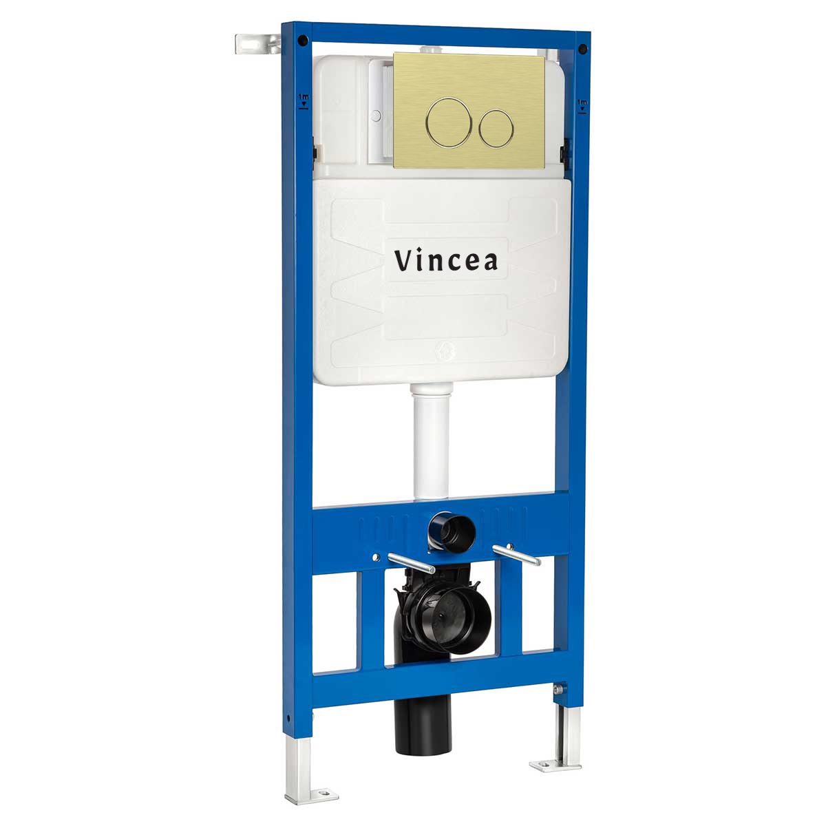 Инсталляция для подвесного унитаза Vincea VIS-601, 500*1112, цвет сине-белый - Gidratop.ru изображение