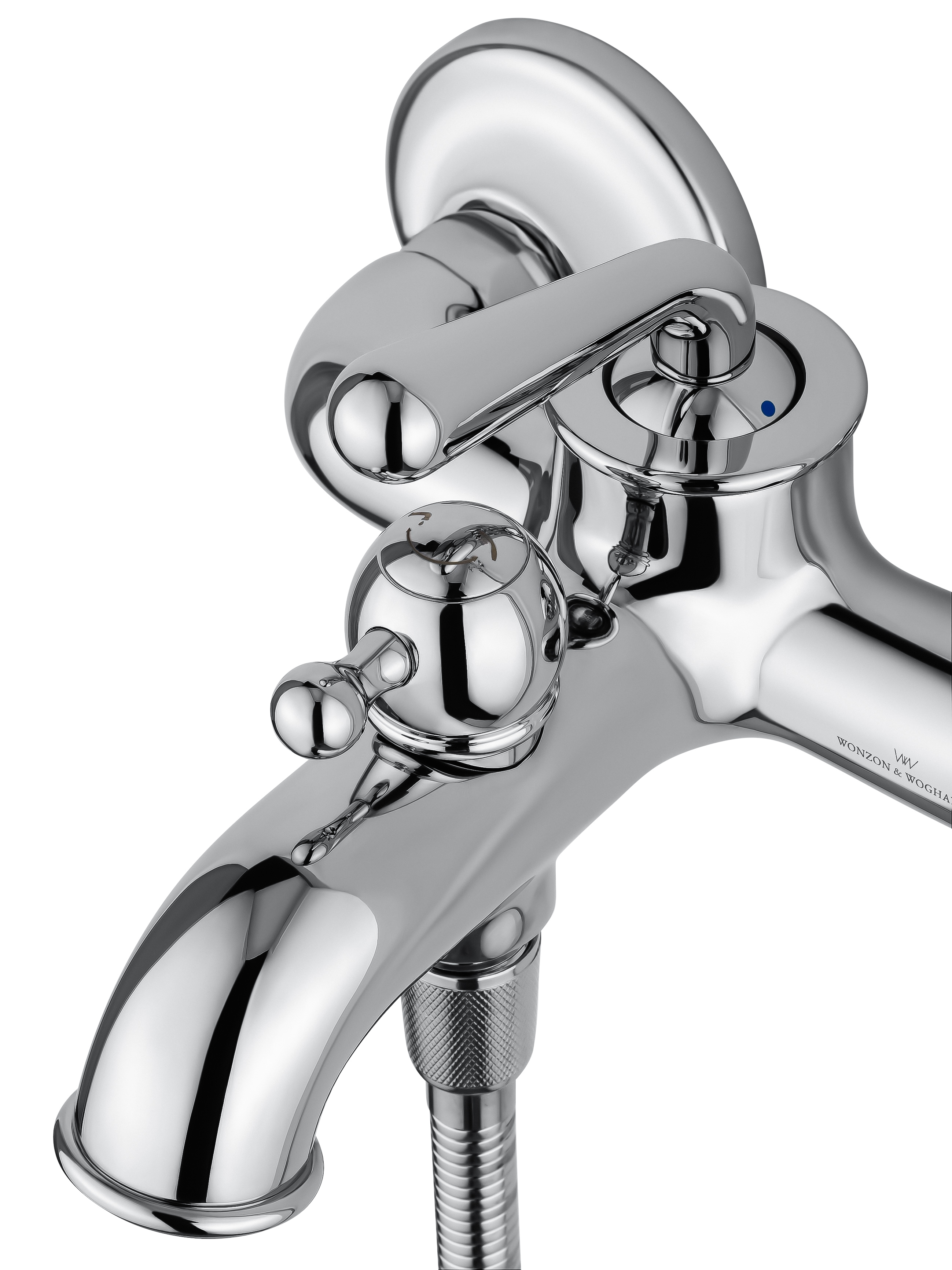 Смеситель для ванны с душем WONZON & WOGHAND STEAM, Хром (WW-88639008-CR) - Gidratop.ru изображение