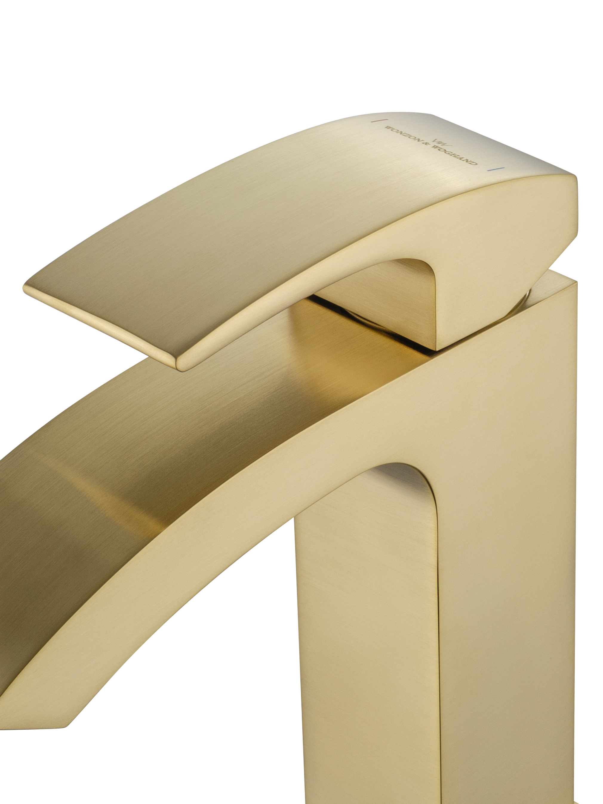 Смеситель для раковины WONZON & WOGHAND FIT, Брашированное золото (WW-88139009-BG) - Gidratop.ru изображение