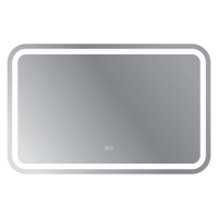 Зеркало со встроенной подсветкой, сенсорным выключателем и подогревом CZR-SPC-STYLUS-1100-700-TCH-WARM, 12V, 220-240V, 1100x700x30 - Gidratop.ru изображение