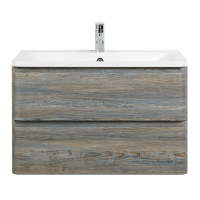 ALBANO База под раковину подвесная с двумя выкатными ящиками, Pino Scania, 900x450x500, ALBANO-900-2C-SO-PS - Gidratop.ru изображение