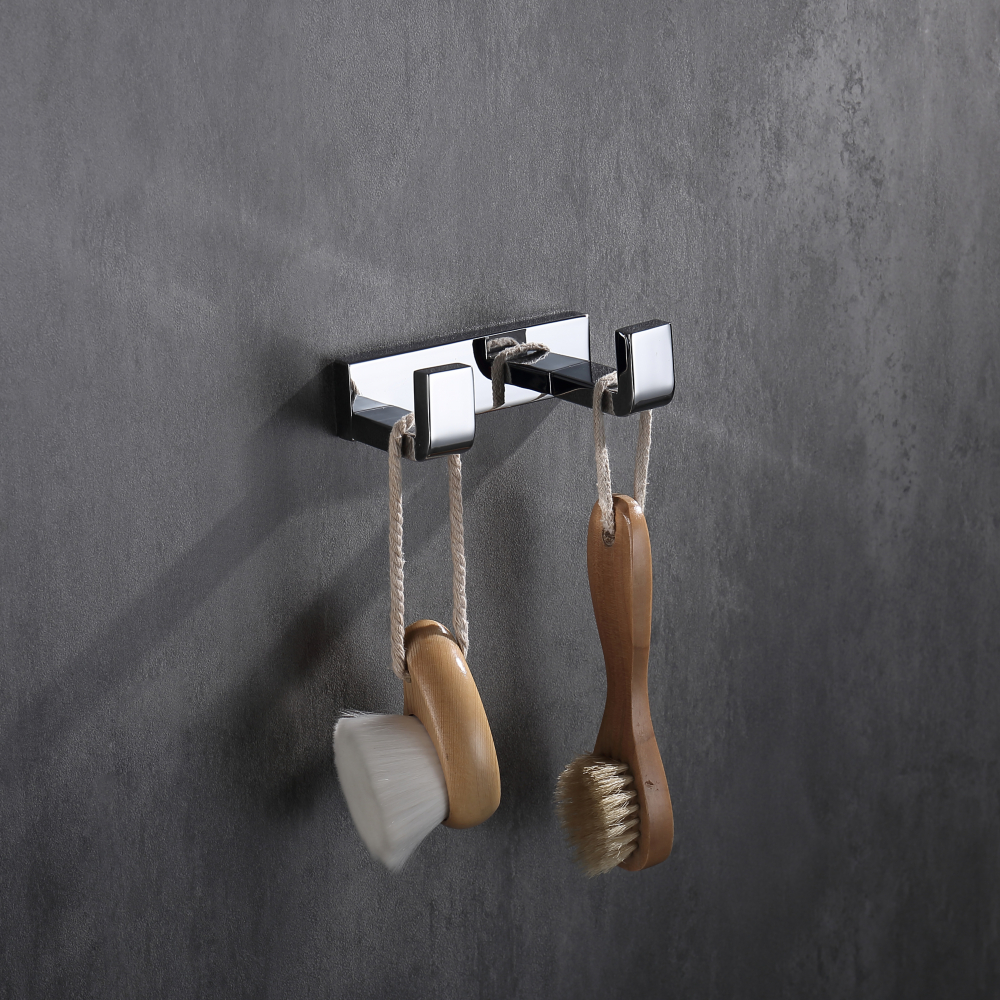 Крючок двойной ABBER Westen AA1750 хром - Gidratop.ru изображение