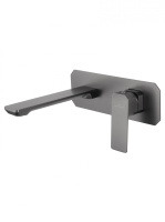 Смеситель для раковины встраиваемый WONZON & WOGHAND DIAMOND, Темный графит (WW-88869011-BGM ) - Gidratop.ru изображение