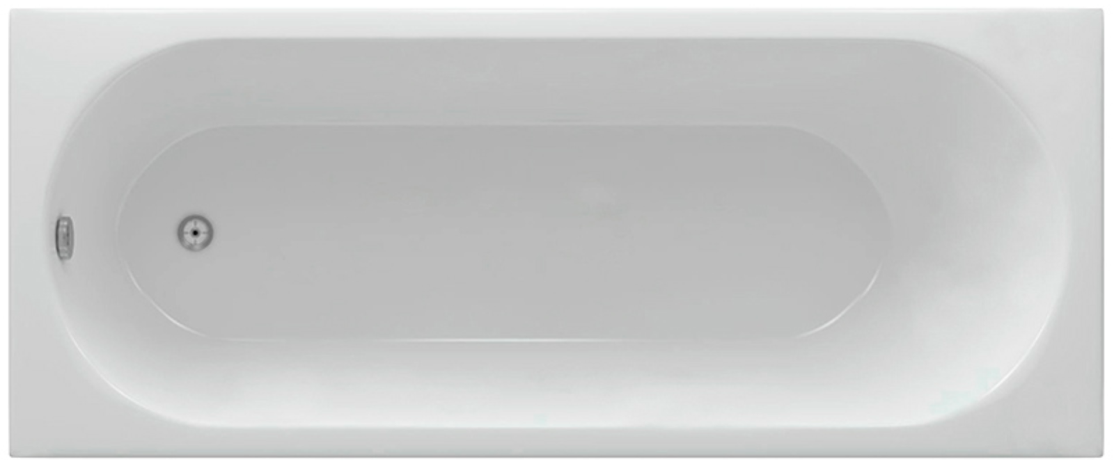 Акриловая ванна Aquatek Оберон 160x70 OBR160-0000026 с фронтальным экраном (слив слева)