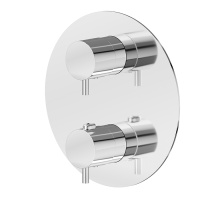 Newform XT Наружная часть для термостатического смесителя, с переключателем до 5 источников (для 31061/31020/27888/27889) цвет: хром - Gidratop.ru изображение