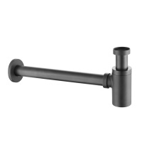 Сифон для раковины ABBER AF0030NG, никель - Gidratop.ru изображение