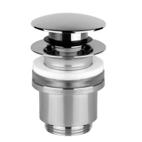 Gessi  автоматический донный клапан ldquo;StopGo для раковины c переливом, цвет: хром - Gidratop.ru изображение