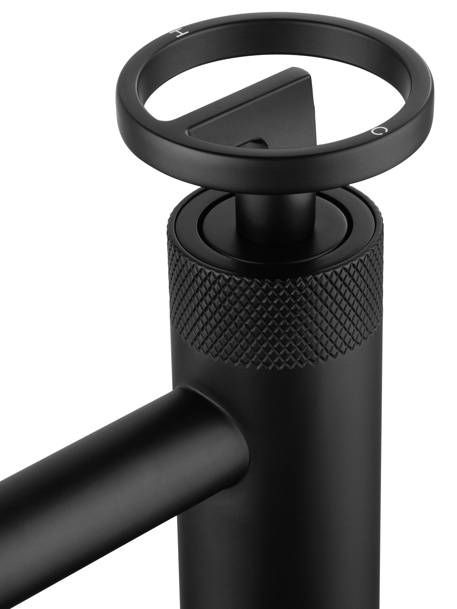 Смеситель для раковины WONZON & WOGHAND, Черный матовый (WW-H1065-MB) - Gidratop.ru изображение