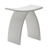 Стульчик для ванной ABBER Stein AS1639 белый матовый - Gidratop.ru изображение